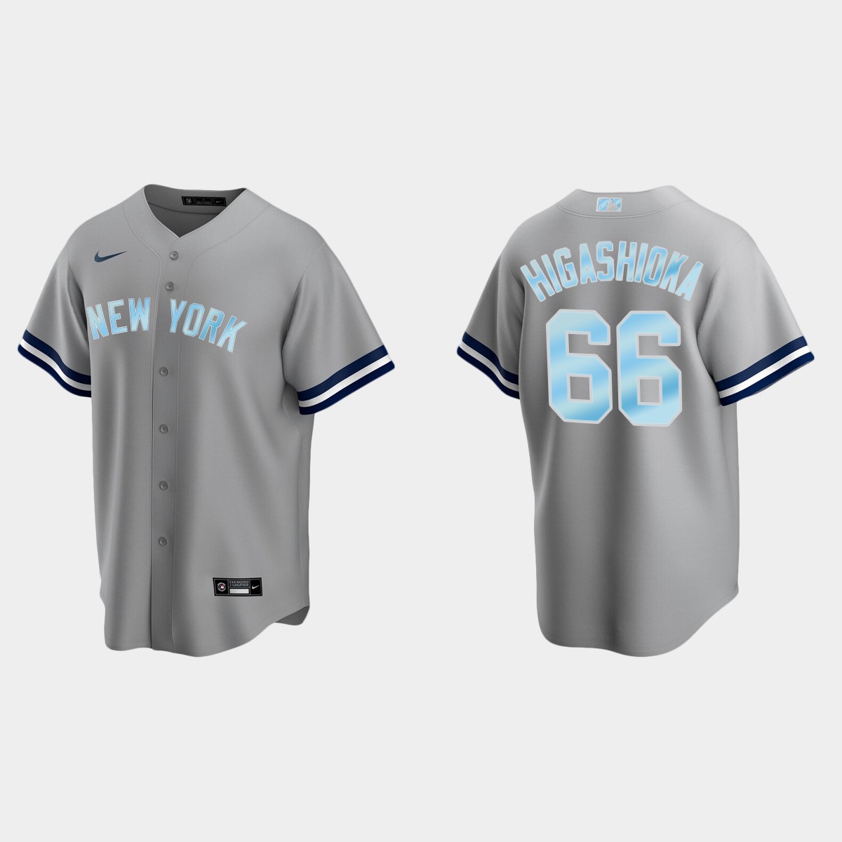 Kyle Higashioka New York Yankees 2022 Father's Day Gift Jersey - Gray