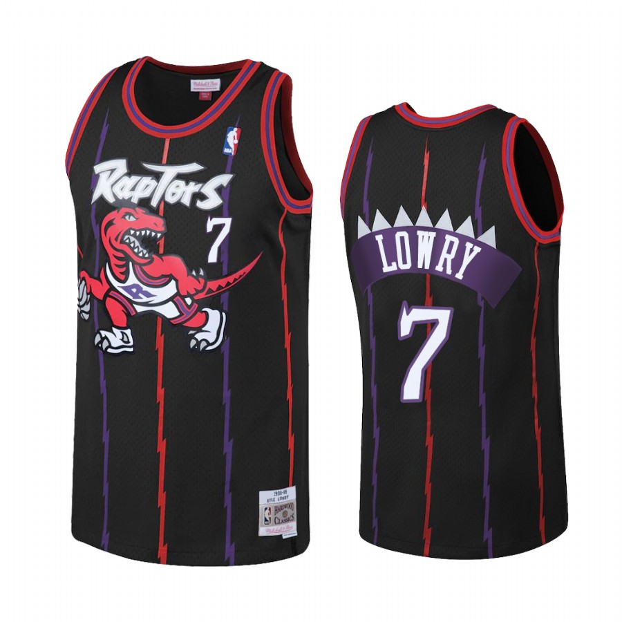 Kyle Lowry #7 Toronto Raptors Black Reload Jersey