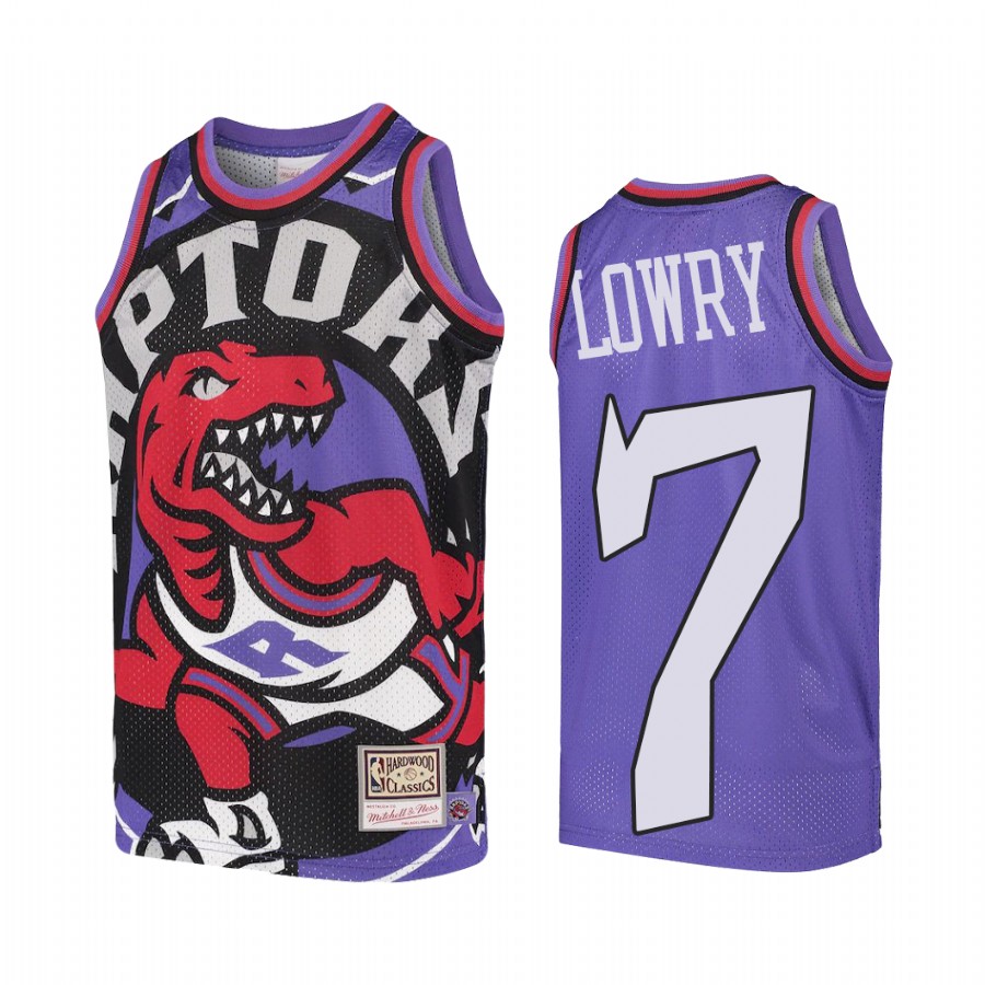 Kyle Lowry Toronto Raptors Big Face Youth Jersey - Purple