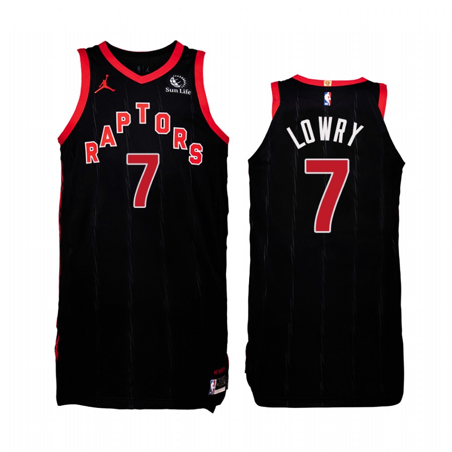 Kyle Lowry Toronto Raptors Black Statement 2020-21 Jersey The Defiant
