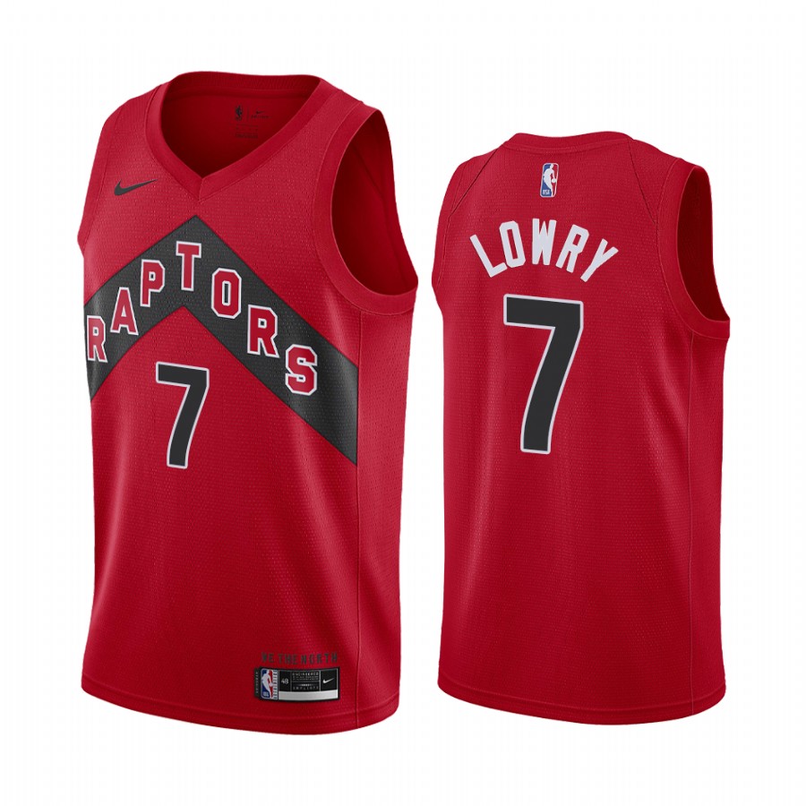 Kyle Lowry Toronto Raptors Red Icon Edition New Uniform 2020-21 Jersey