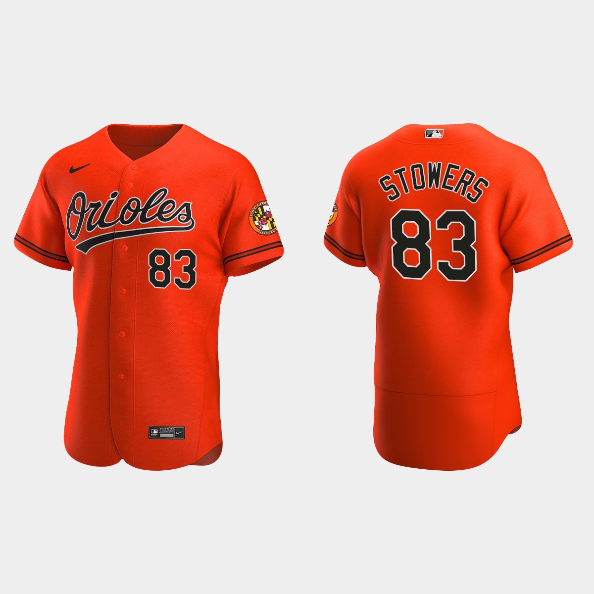 Kyle Stowers Baltimore Orioles Alternate Jersey - Orange