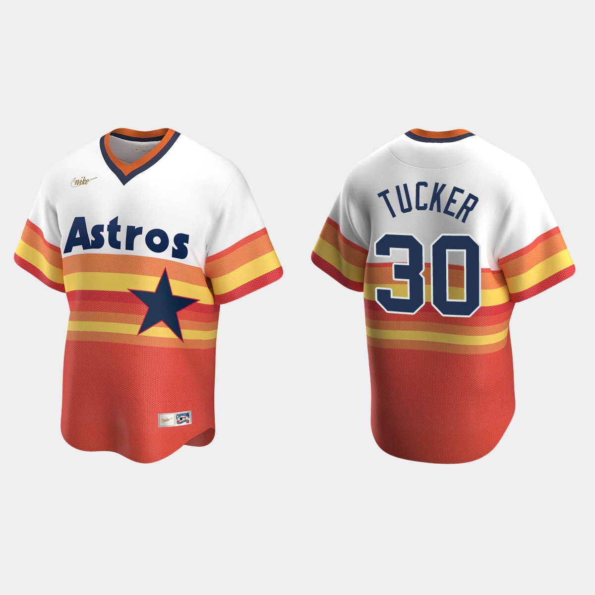 Kyle Tucker #30 Houston Astros Cooperstown Collection Home Jersey - White