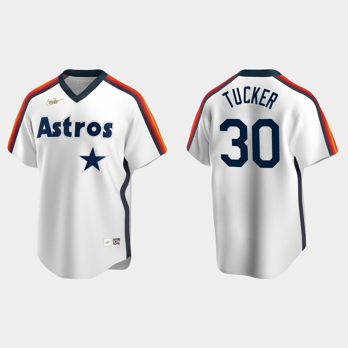 Kyle Tucker #30 Houston Astros Cooperstown Collection Jersey - White