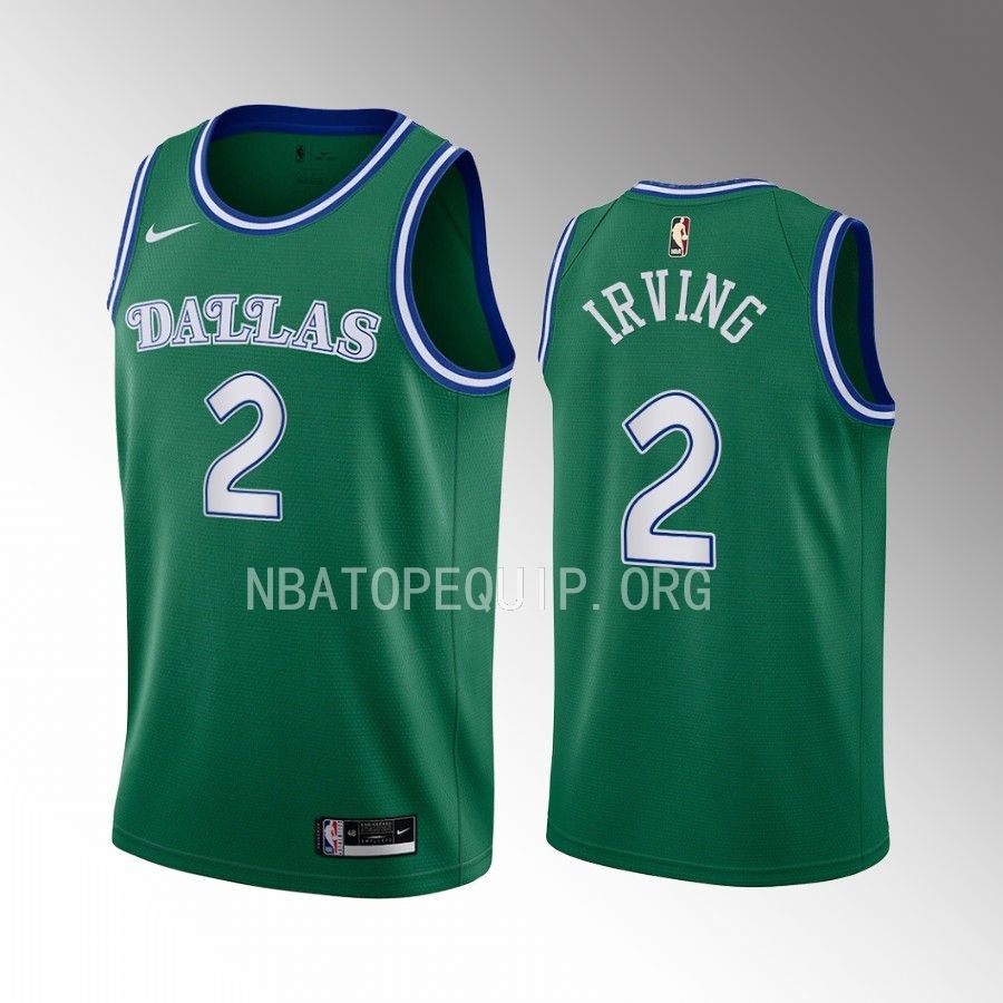 Kyrie Irving 2022-23 Dallas Mavericks Green #2 Classic Edition Jersey Swingman