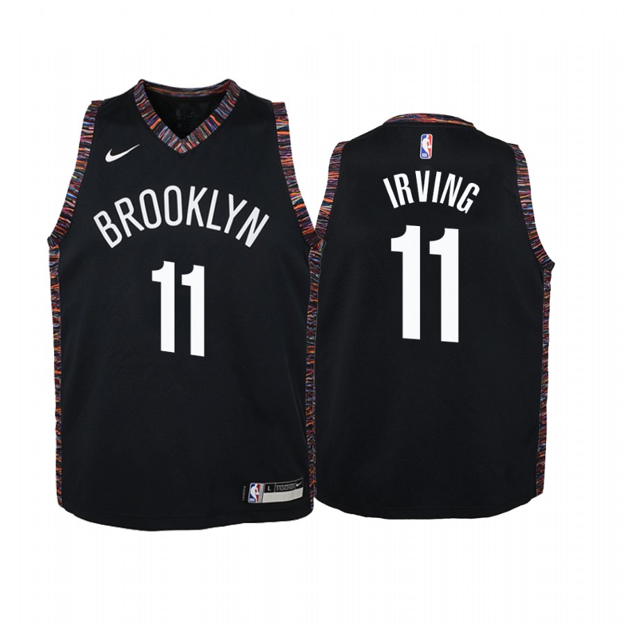 Kyrie Irving Brooklyn Nets 2019-20 City Youth Jersey – Black
