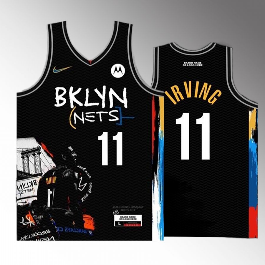 Kyrie Irving Brooklyn Nets Black #11 Jersey City Edition
