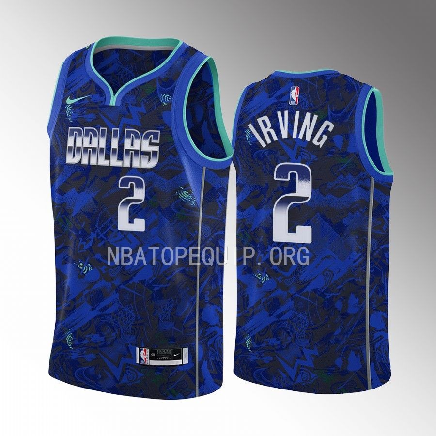 Kyrie Irving Dallas Mavericks #2 Royal Jersey Select Series Swingman