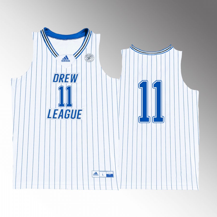 Kyrie Irving Drew League  Jersey #11 White Uniform