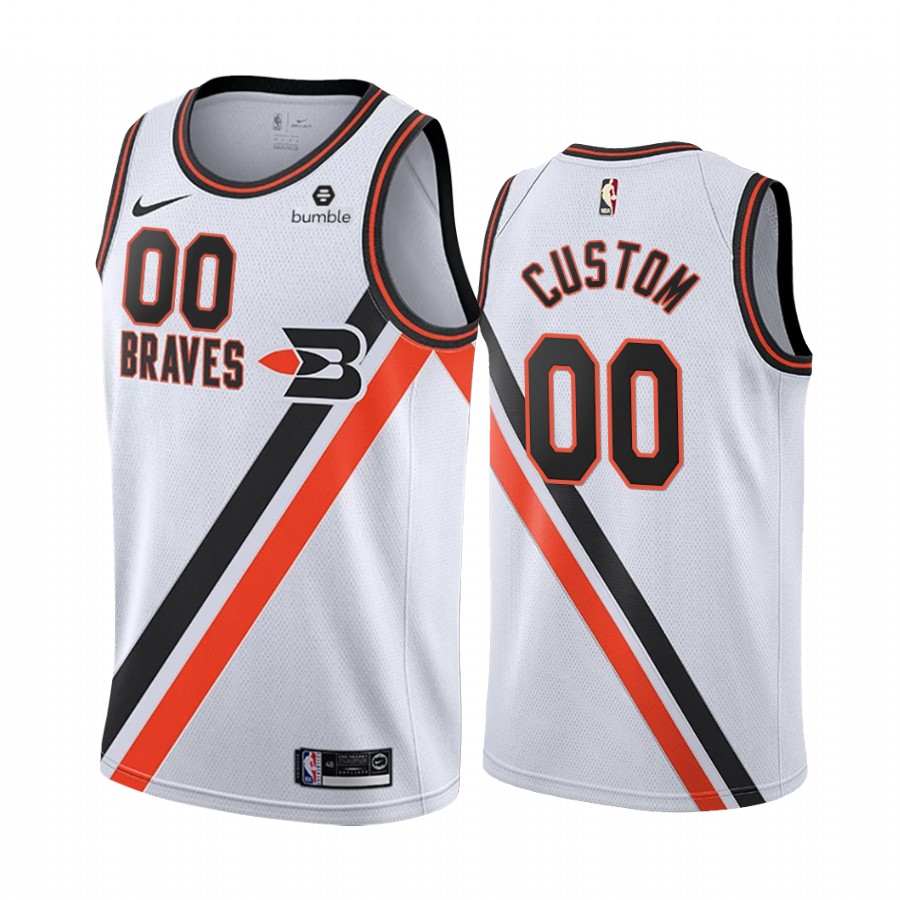 LA Clippers Custom White 2019-20 Classic Edition Buffalo Braves Jersey