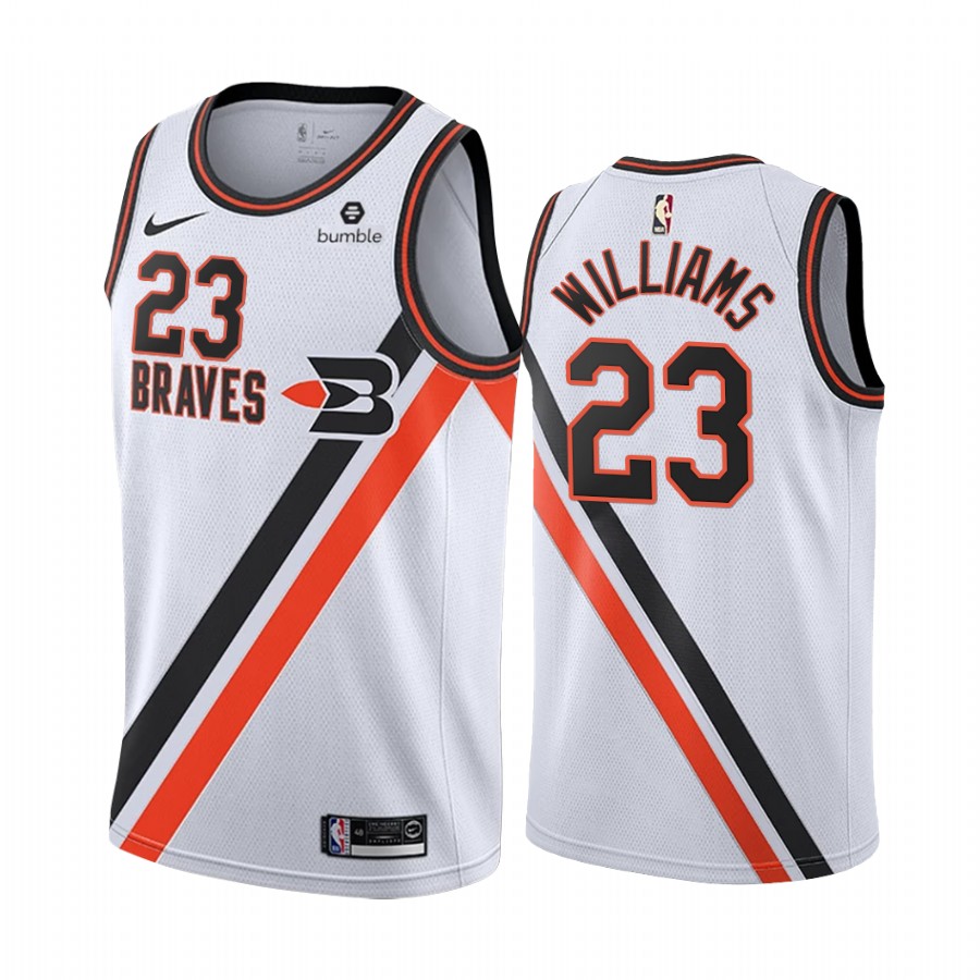 LA Clippers Lou Williams White 2019-20 Classic Edition Buffalo Braves Jersey