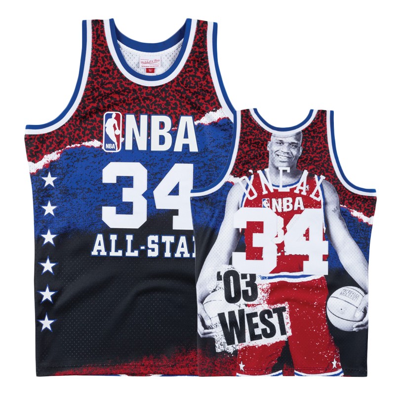 Lakers Men's Shaquille O'Neal #34 All-Star Image Jersey - Red