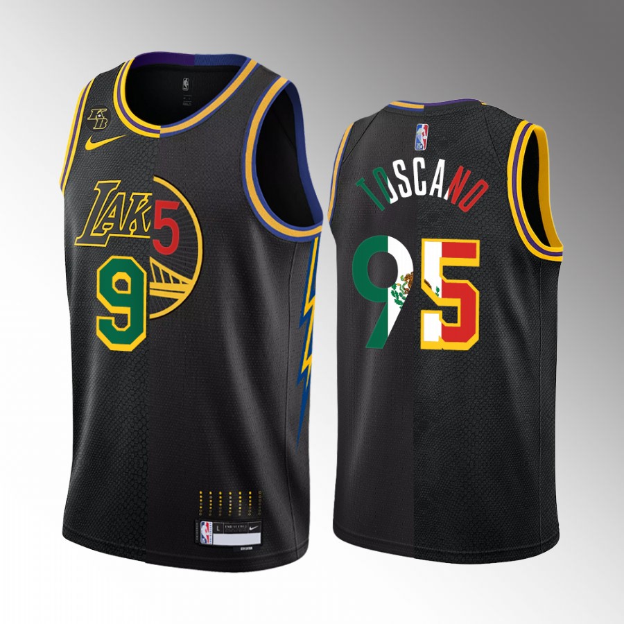 Lakers X Warriors Juan Toscano-Anderson Special Mexico Black Jersey Split Limited