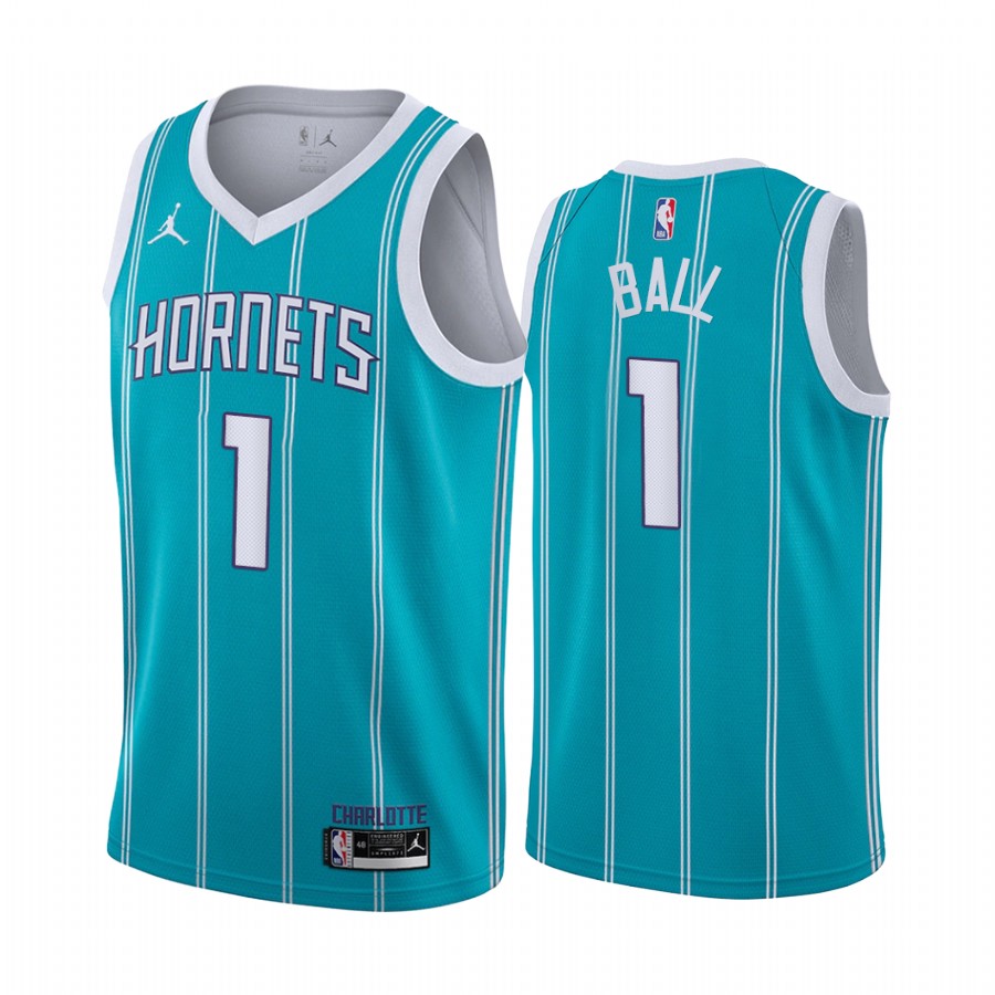 LaMelo Ball Charlotte Hornets Teal #1 Icon Edition Jersey 2023 New Number