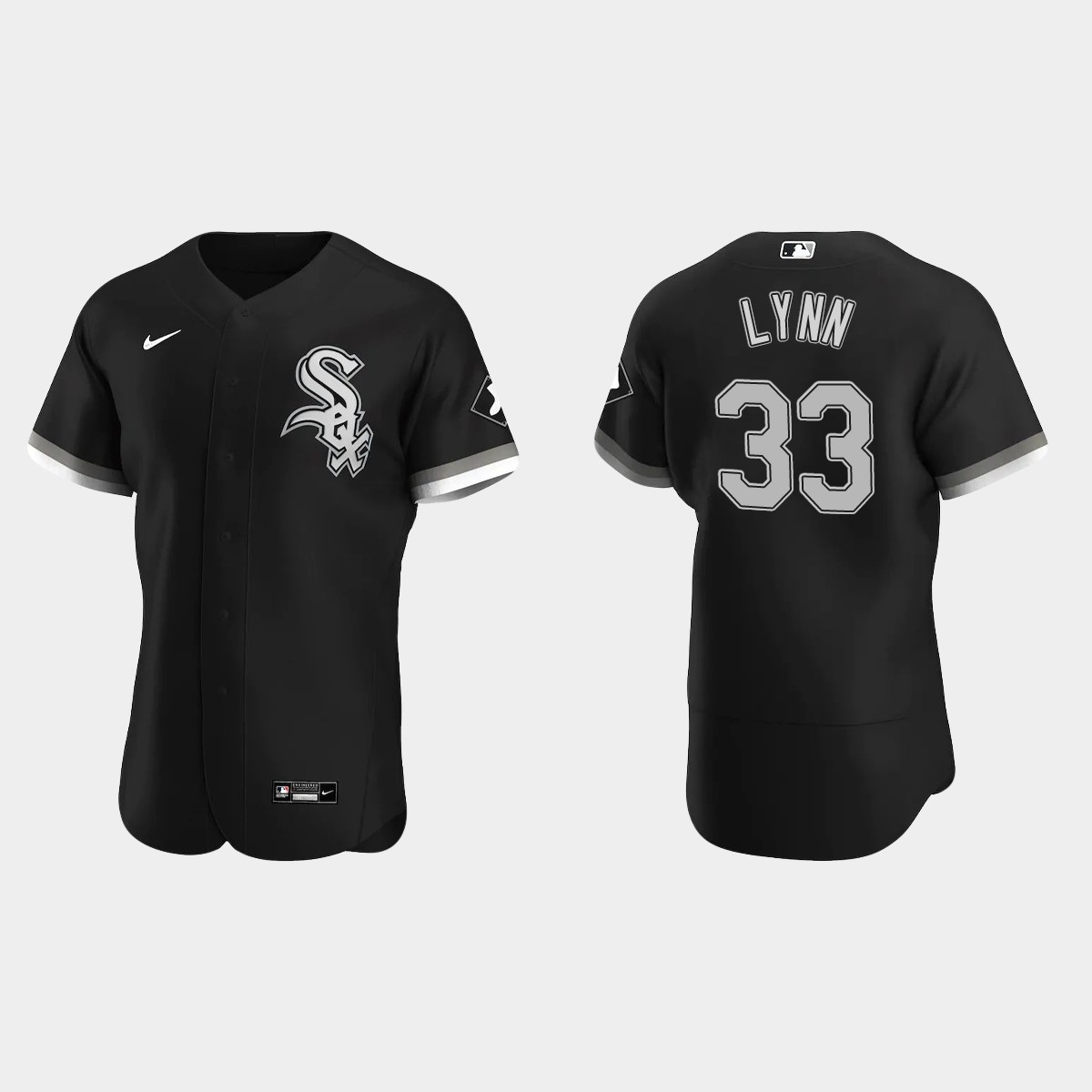 Lance Lynn #33 Chicago White Sox Alternate Jersey - Black