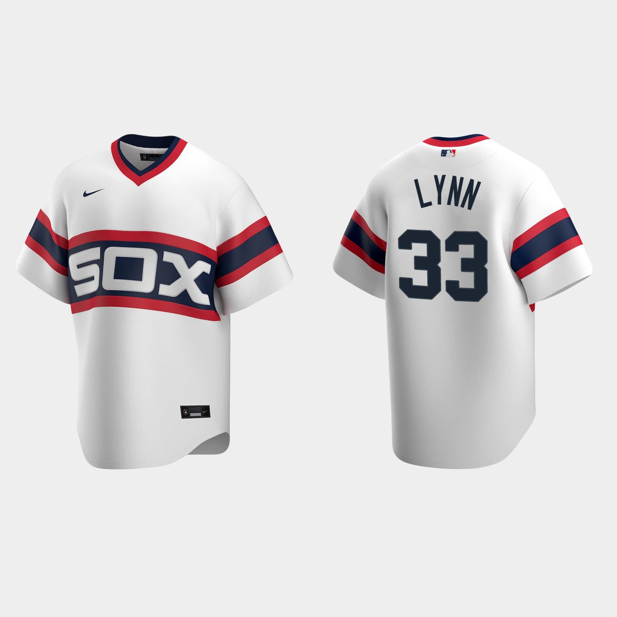 Lance Lynn #33 Chicago White Sox Cooperstown Collection Home Jersey - White