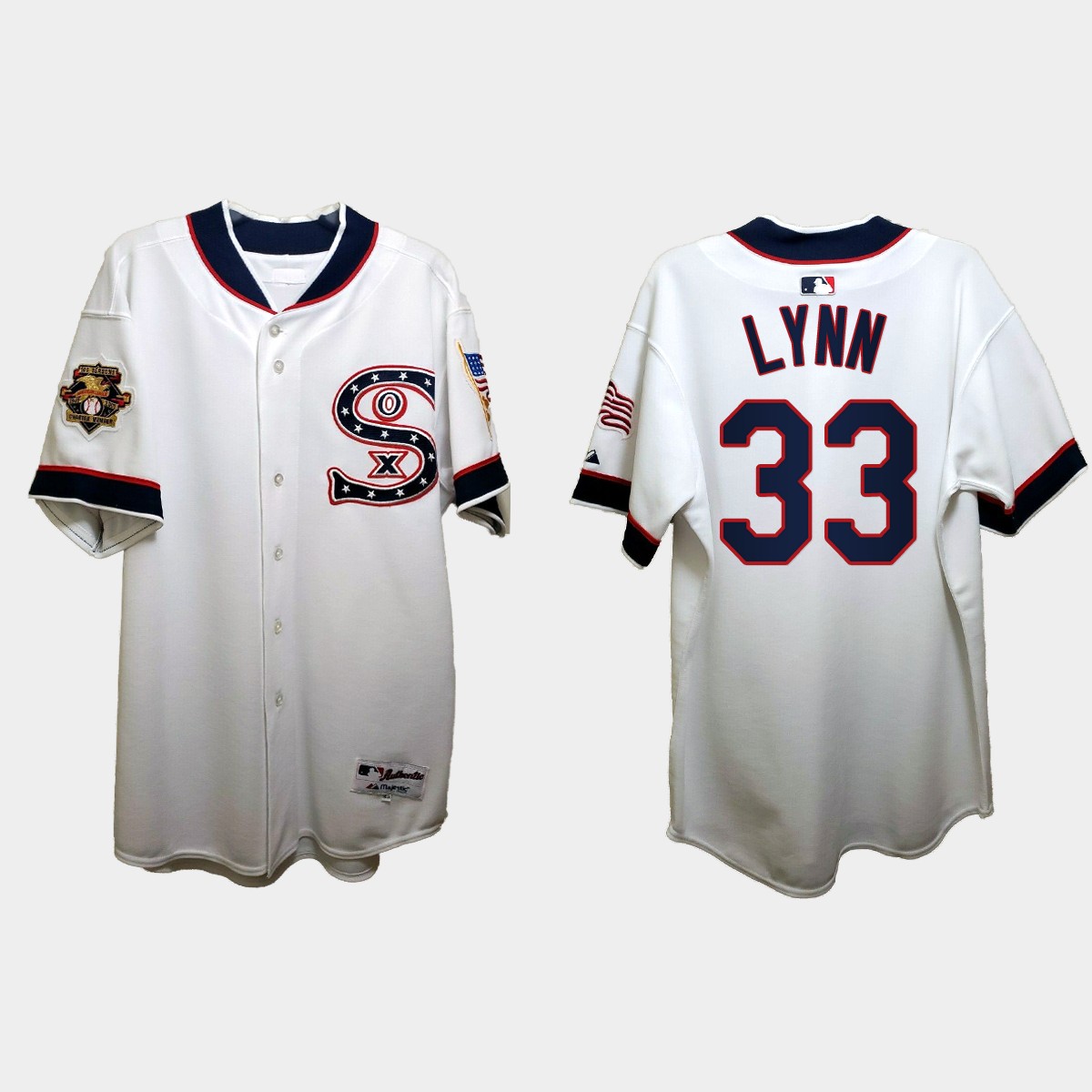 Lance Lynn Chicago White Sox Independence Day 1917 Throwback Jersey - White