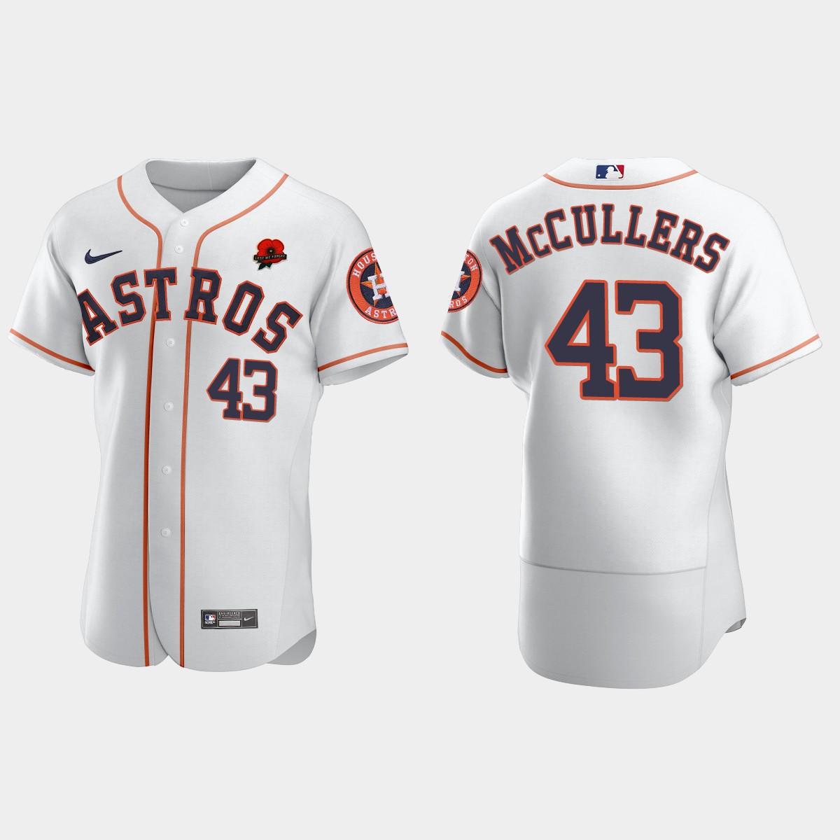 Lance McCullers Houston Astros 2021 Memorial Day Jersey - White