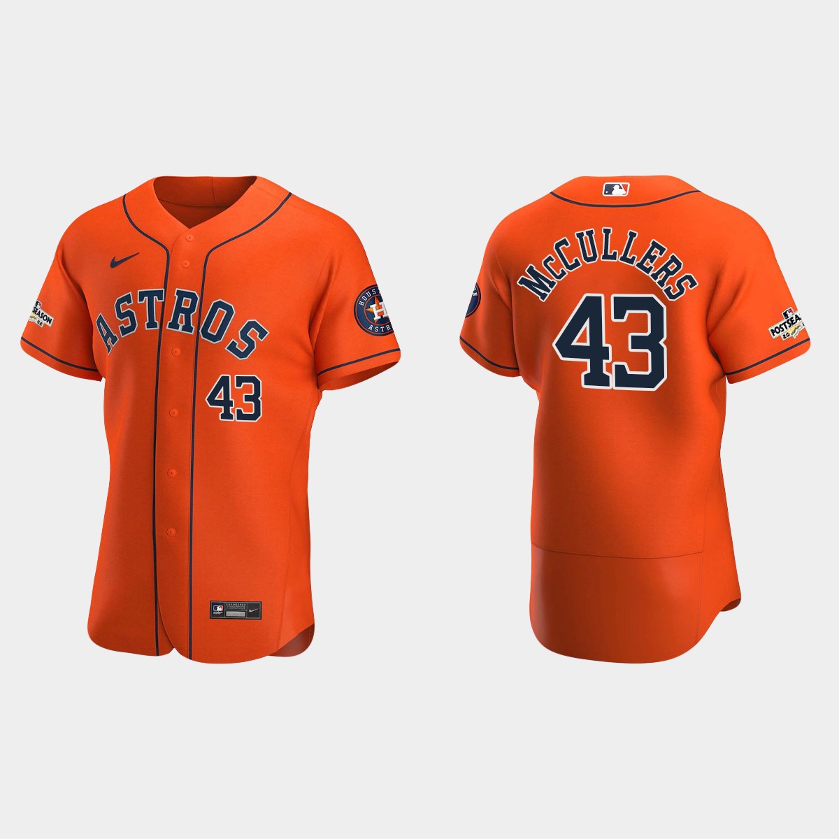 Lance McCullers Houston Astros 2022 Postseason Jersey - Orange