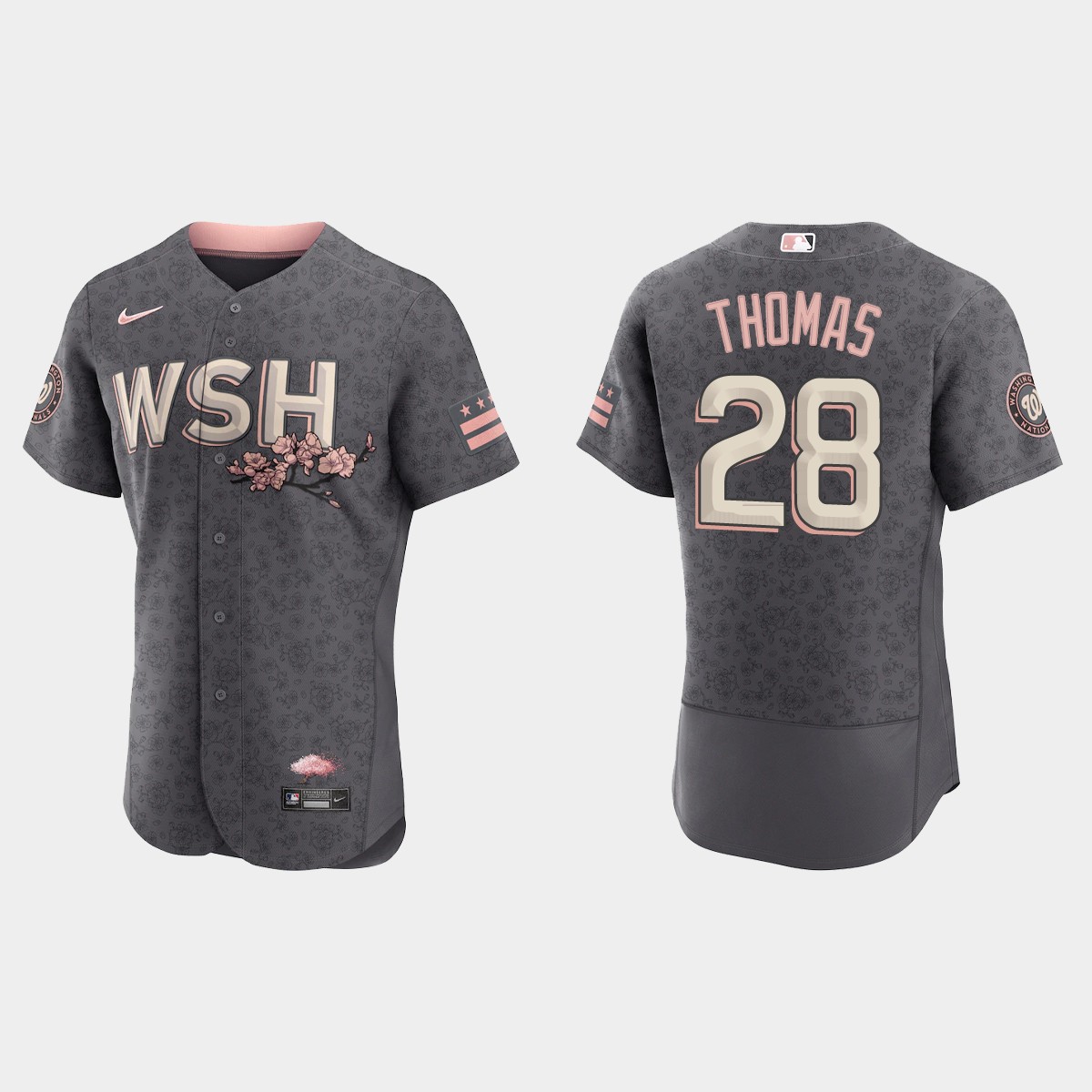 Lane Thomas Washington Nationals 2022 City Connect Jersey - Gray