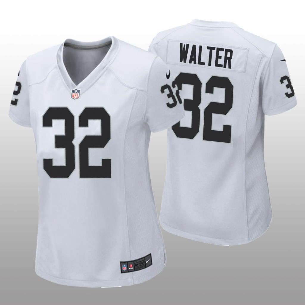 Las Vegas Raiders Austin Walter White Jersey Game - Women's