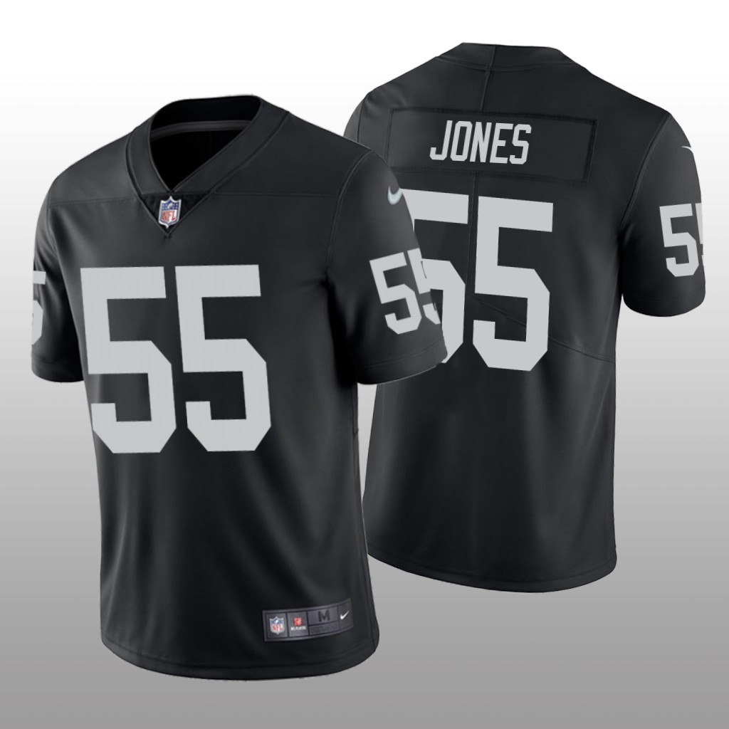 Las Vegas Raiders Chandler Jones Black Jersey Vapor Limited - Men's