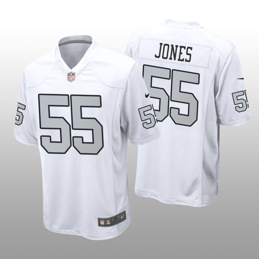 Las Vegas Raiders Chandler Jones White Jersey Alternate Game - Men's