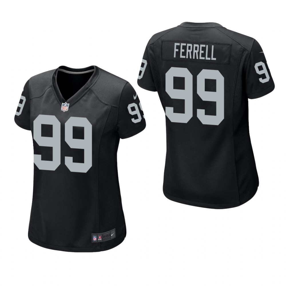 Las Vegas Raiders Clelin Ferrell Black Jersey Game - Women's
