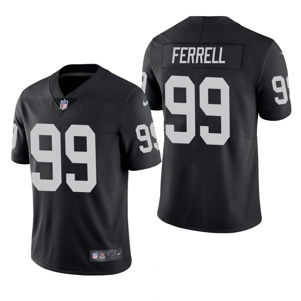 Las Vegas Raiders Clelin Ferrell Black Jersey Vapor Limited - Men's