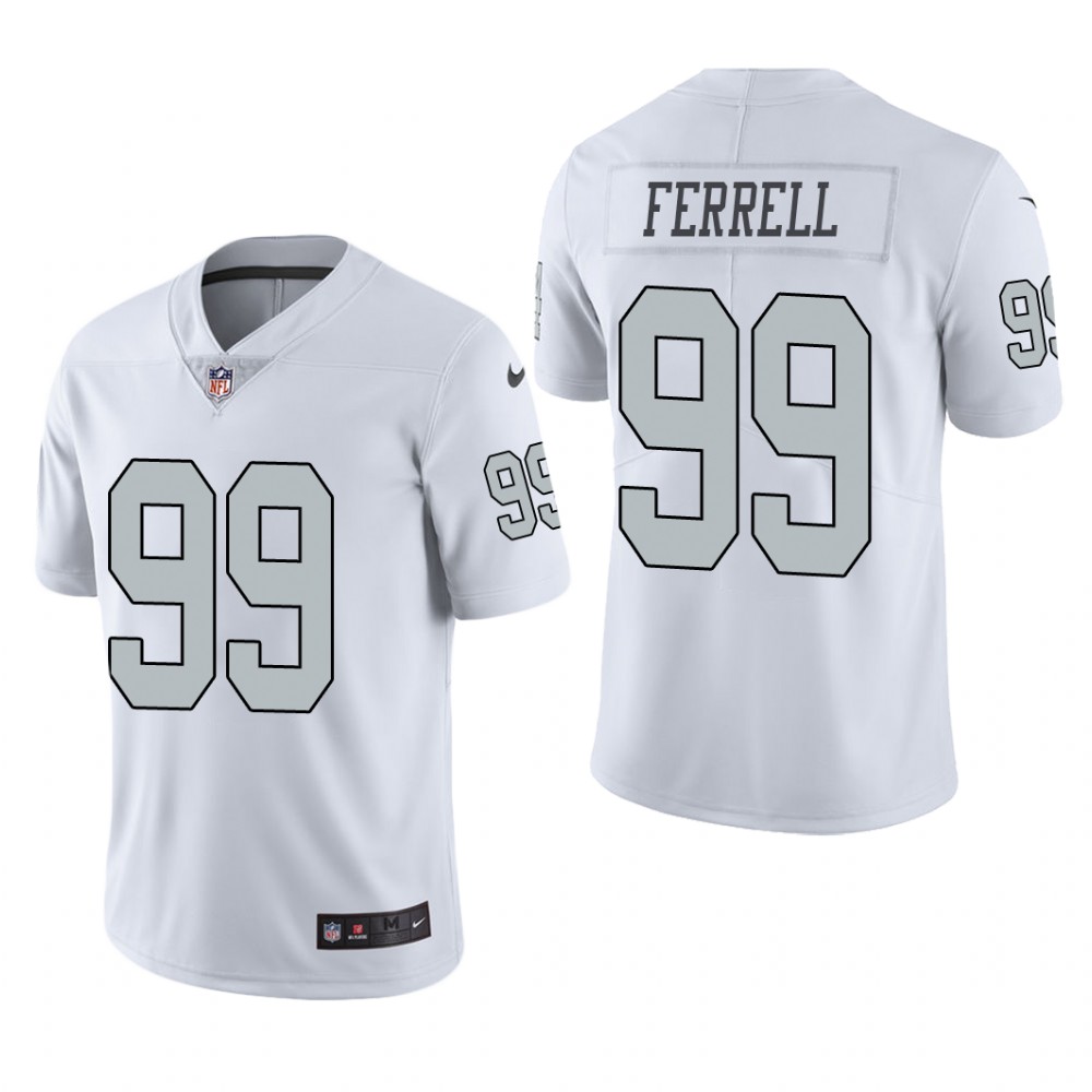 Las Vegas Raiders Clelin Ferrell White Jersey Color Rush Limited - Men's
