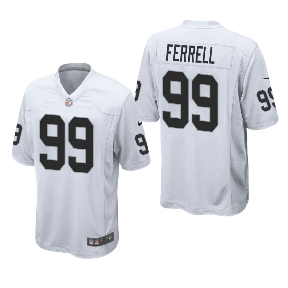 Las Vegas Raiders Clelin Ferrell White Jersey Game - Men's