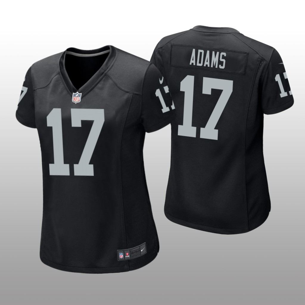 Las Vegas Raiders Davante Adams Black Jersey Game - Women's