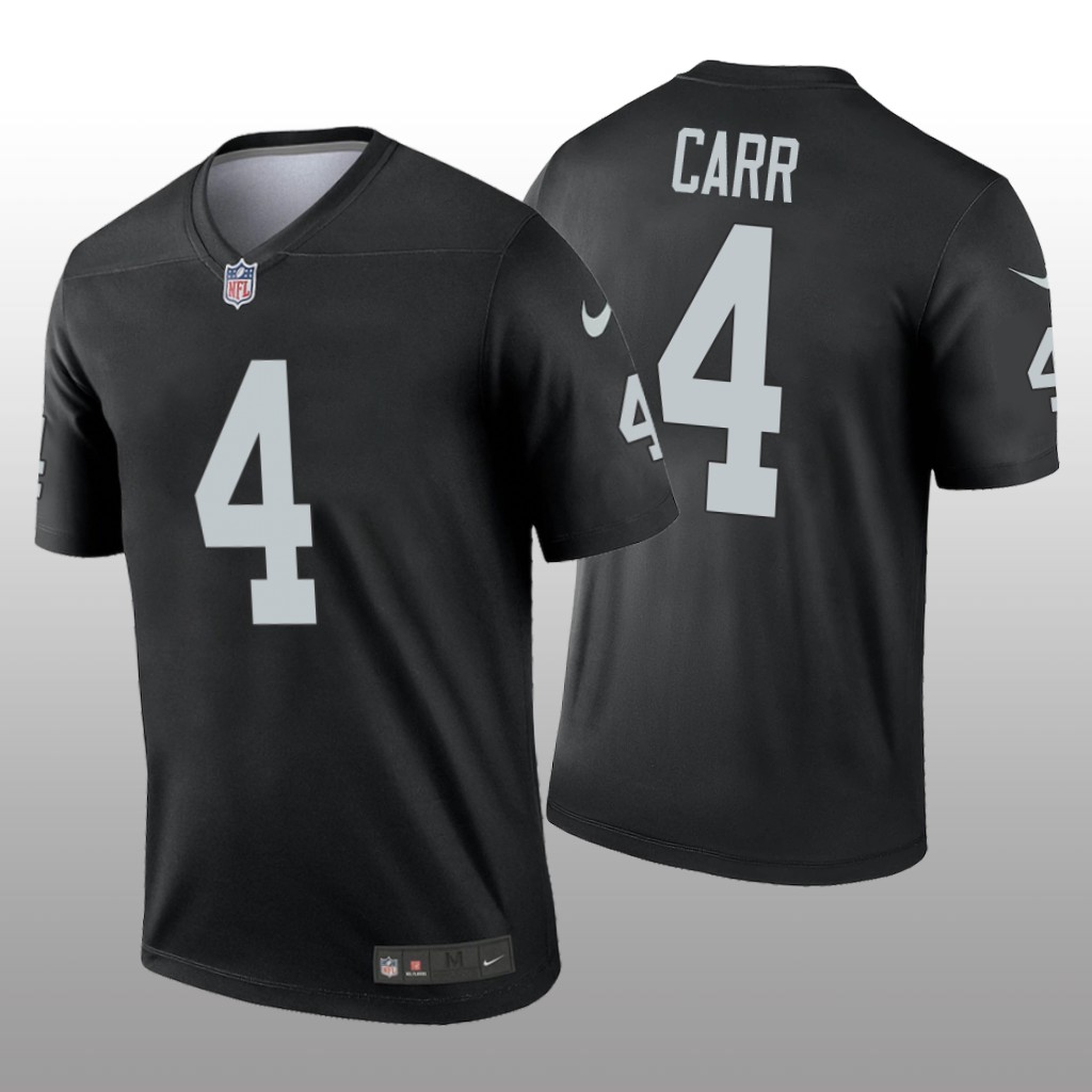 Las Vegas Raiders Derek Carr Black Jersey Legend - Men's