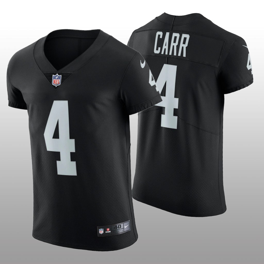 Las Vegas Raiders Derek Carr Black Jersey Vapor Elite Men's