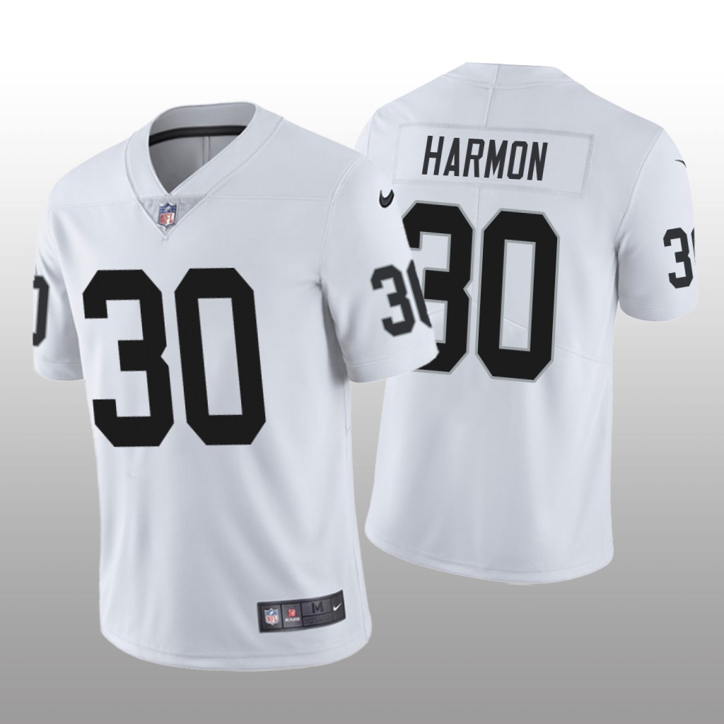 Las Vegas Raiders Duron Harmon White Jersey Vapor Limited - Men's