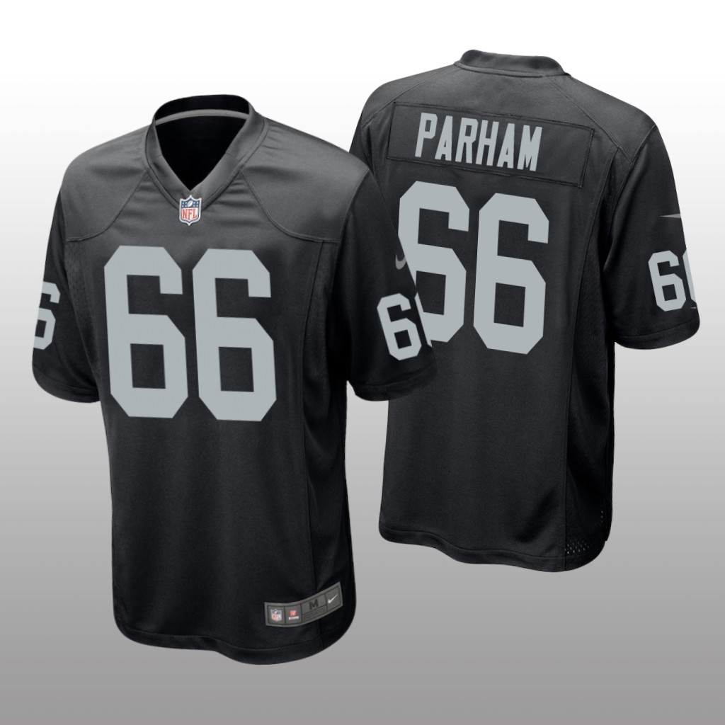Las Vegas Raiders Dylan Parham Black Jersey Game - Men's