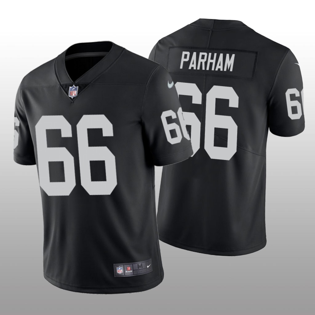 Las Vegas Raiders Dylan Parham Black Jersey Vapor Limited Men's