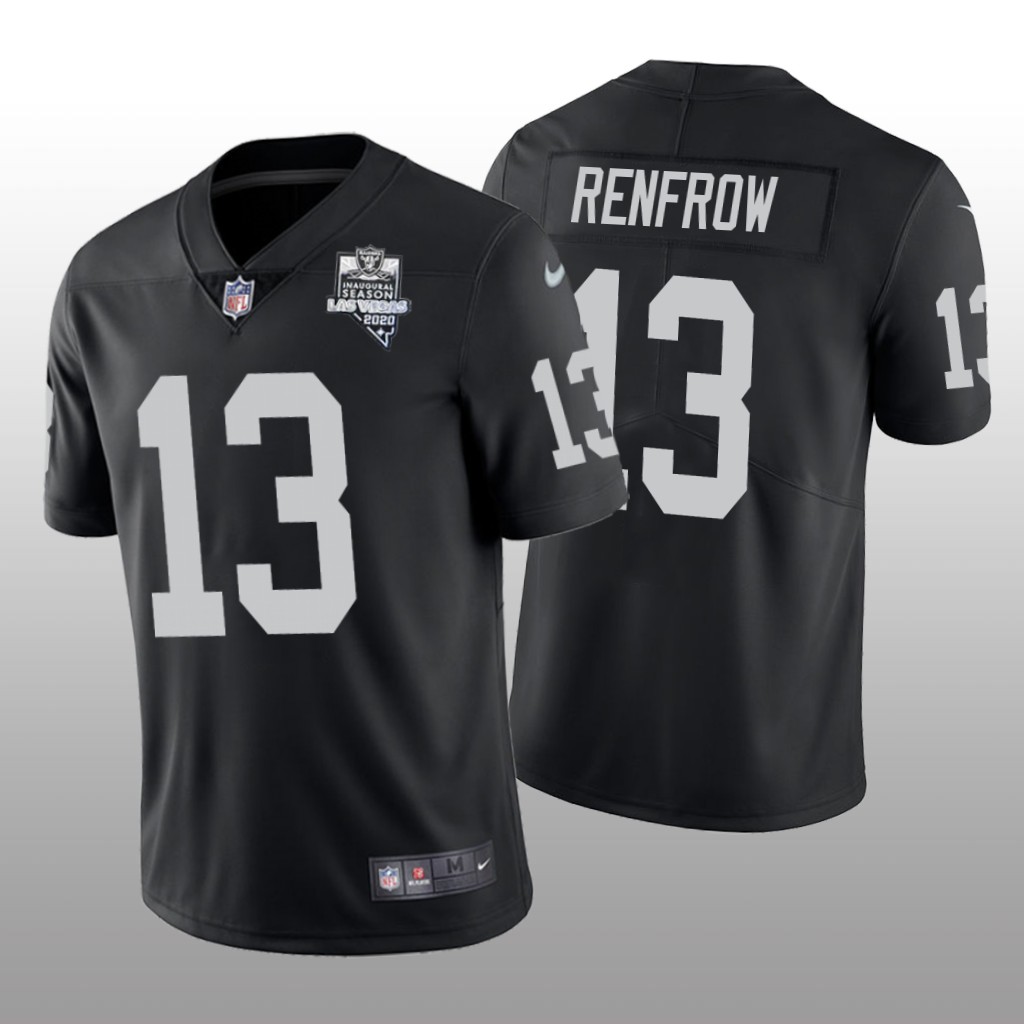 Las Vegas Raiders Hunter Renfrow Black Vapor Limited Jersey 2020 Inaugural Season Men's