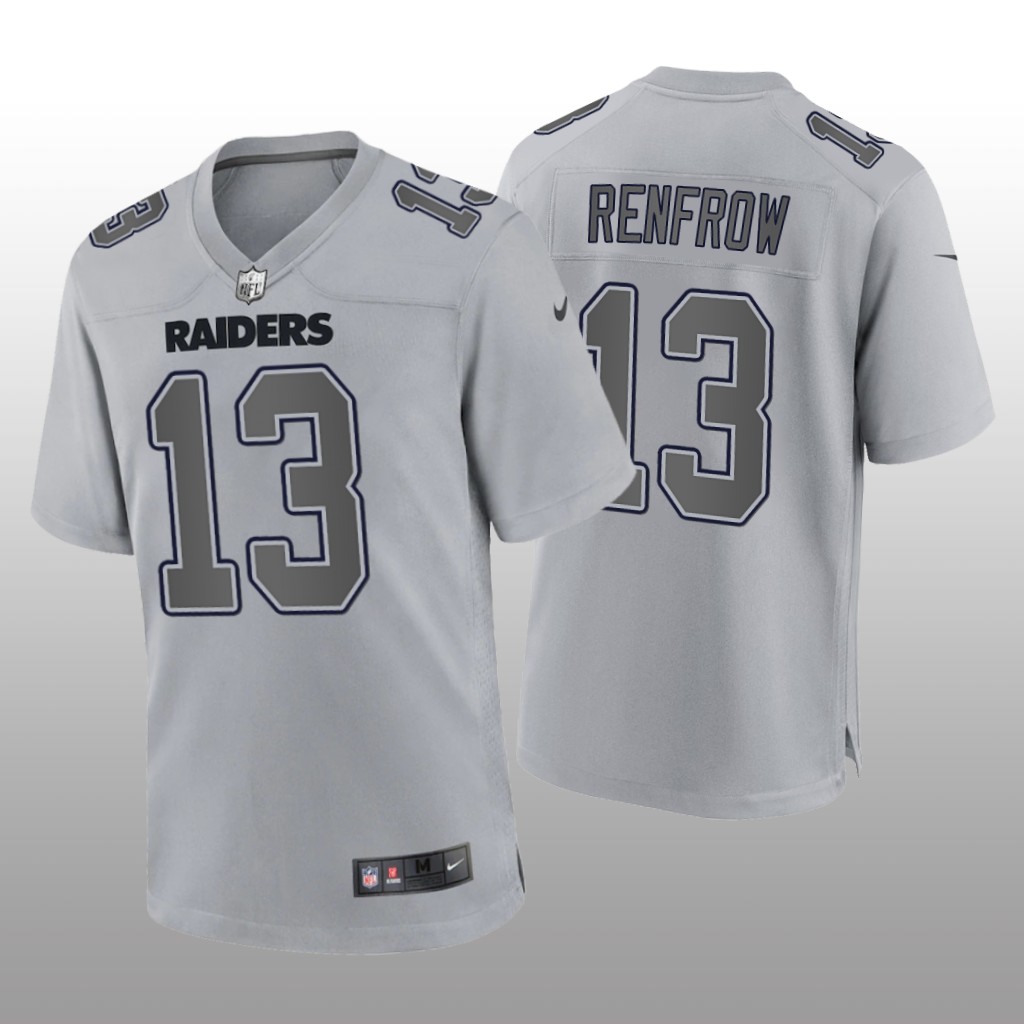 Las Vegas Raiders Hunter Renfrow Gray Jersey Atmosphere Fashion Game - Men's
