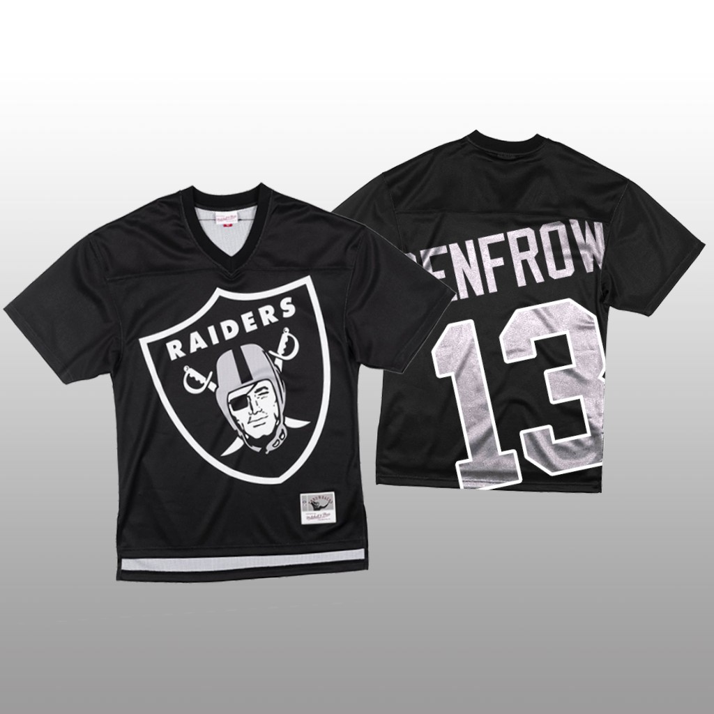 Las Vegas Raiders Hunter Renfrow Mitchell & Ness Black Jersey Big Face - Men's