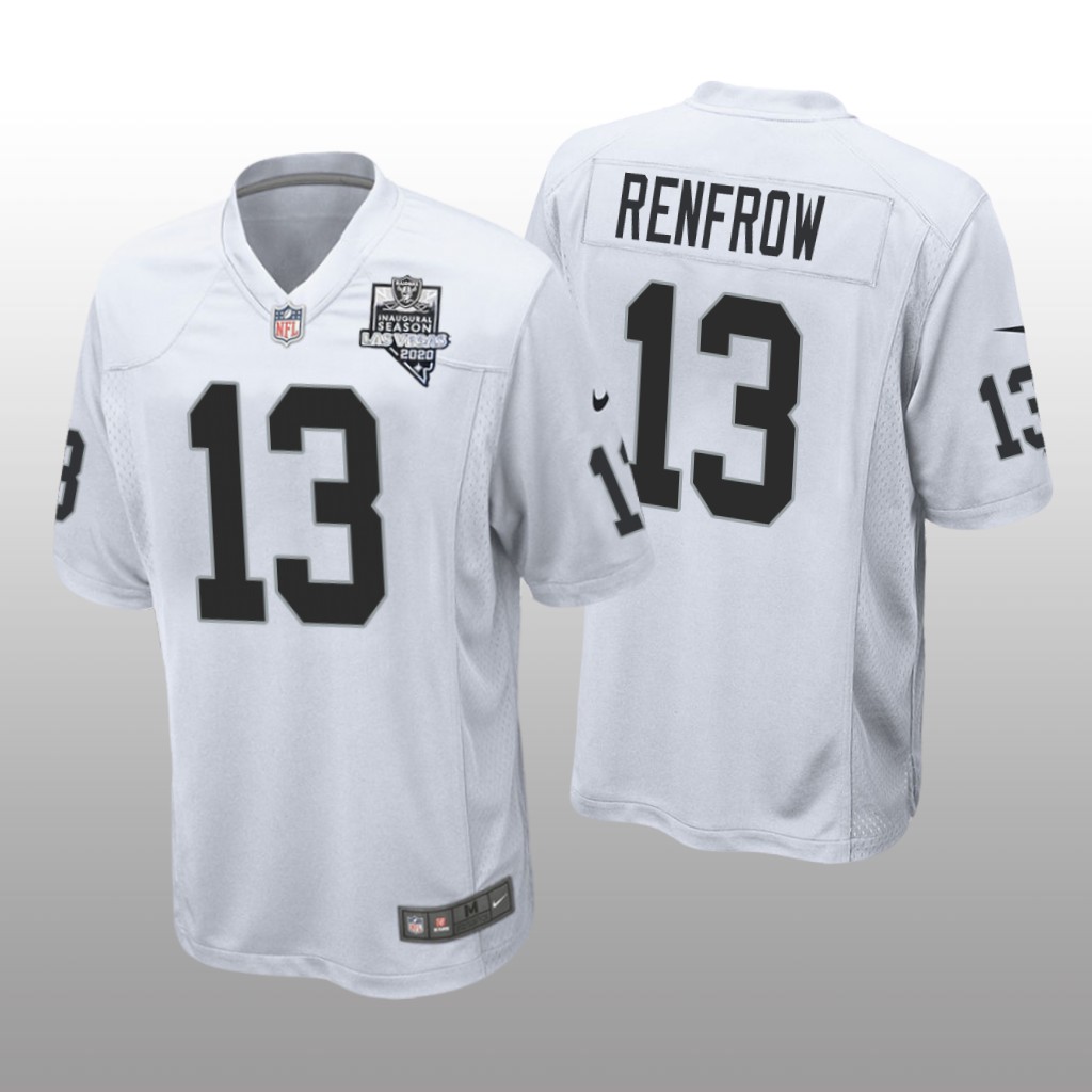 Las Vegas Raiders Hunter Renfrow White Game Jersey Inaugural Season - Men's