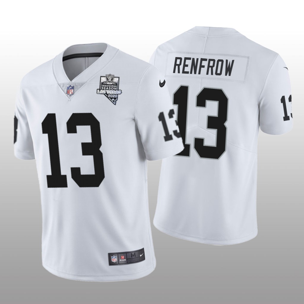 Las Vegas Raiders Hunter Renfrow White Vapor Limited Jersey 2020 Inaugural Season Men's