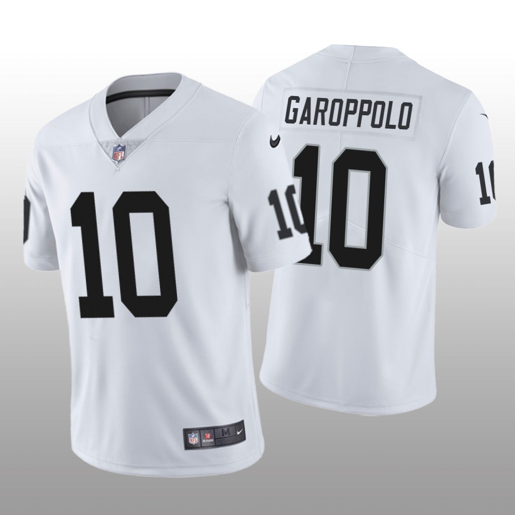 Las Vegas Raiders Jimmy Garoppolo White Jersey Vapor Limited - Men's