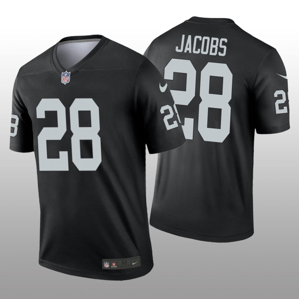 Las Vegas Raiders Josh Jacobs Black Jersey Legend - Men's