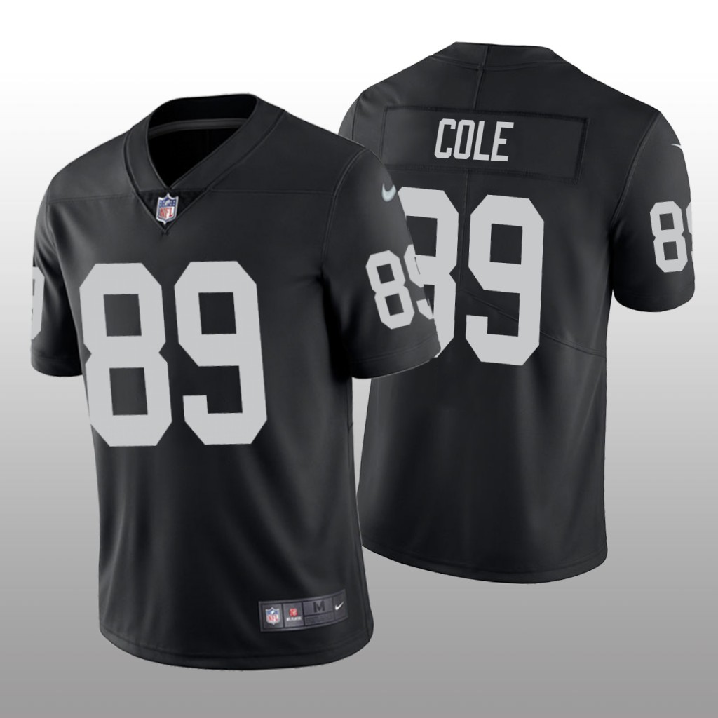 Las Vegas Raiders Keelan Cole Black Jersey Vapor Limited - Men's