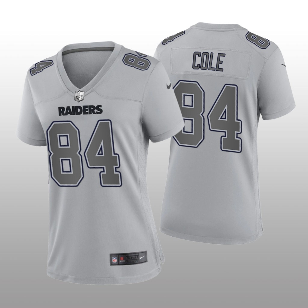 Las Vegas Raiders Keelan Cole Gray Jersey Atmosphere Fashion Game - Women's