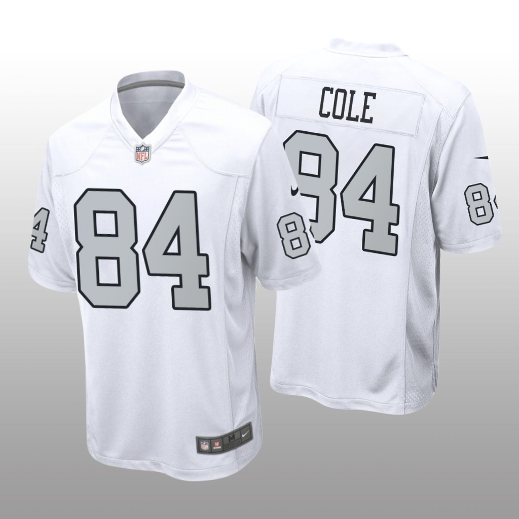 Las Vegas Raiders Keelan Cole White Jersey Alternate Game - Men's