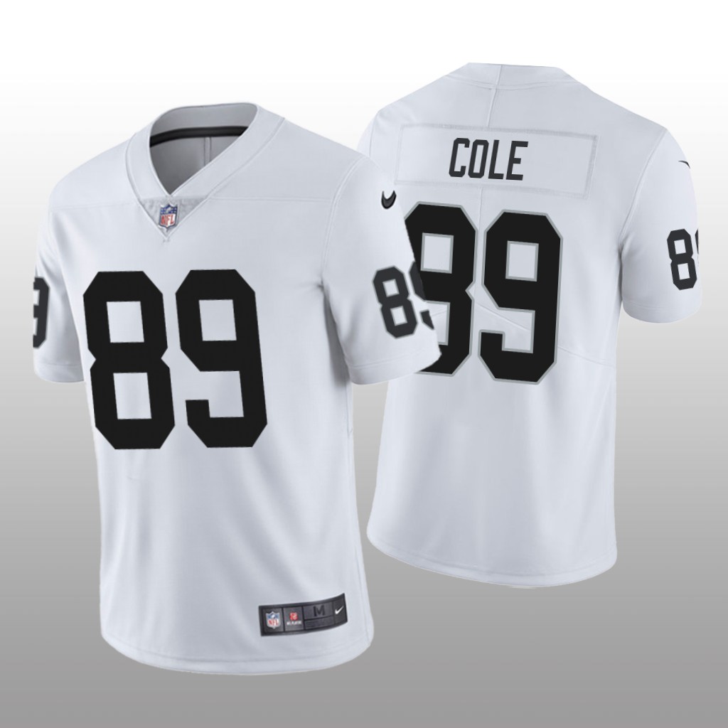 Las Vegas Raiders Keelan Cole White Jersey Vapor Limited - Men's