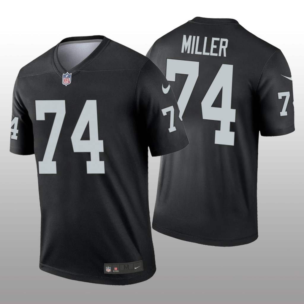 Las Vegas Raiders Kolton Miller Black Jersey Legend - Men's