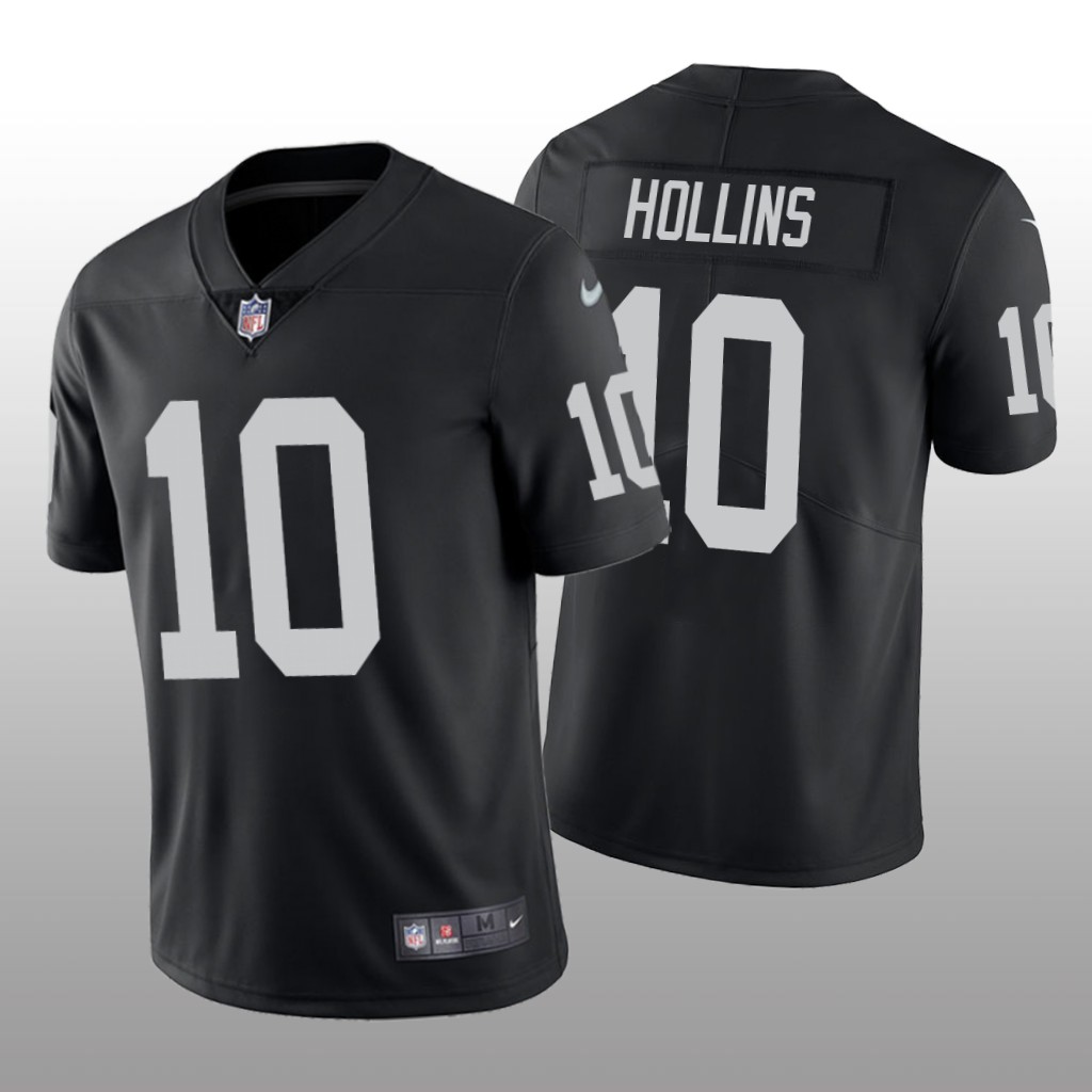 Las Vegas Raiders Mack Hollins Black Jersey Vapor Limited - Men's